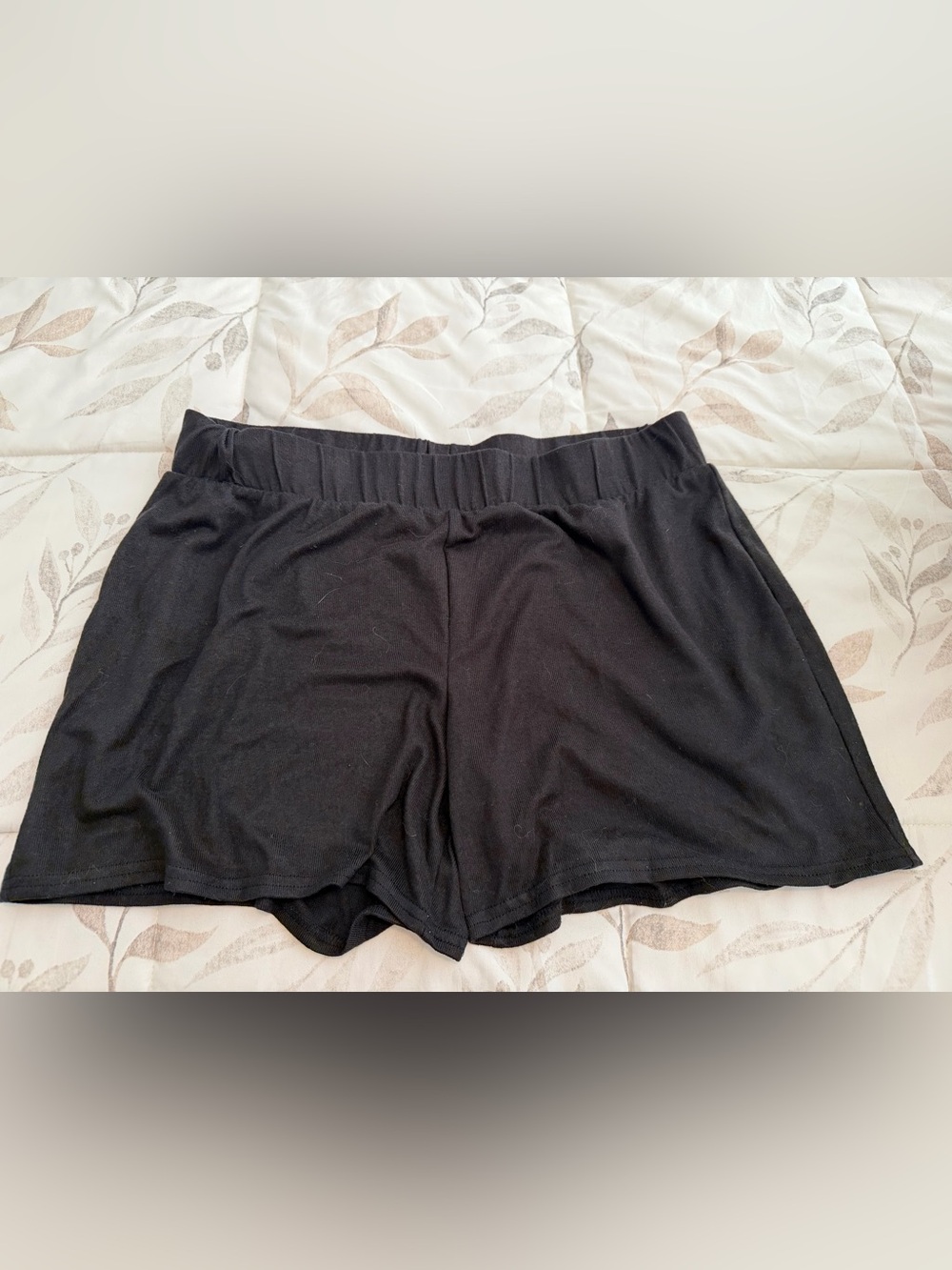 Maurices Black Elastic-Waist Athletic Shorts